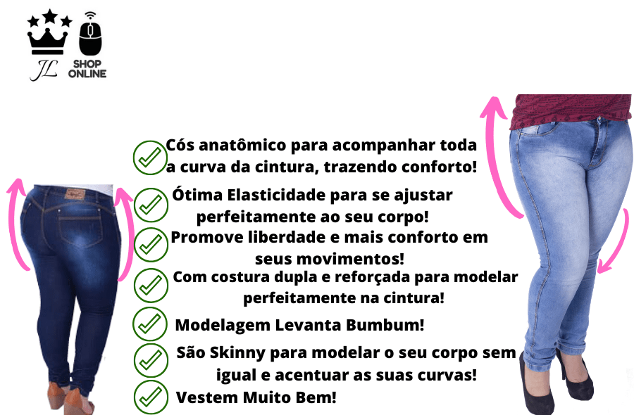 marca de calça jeans feminina que veste bem