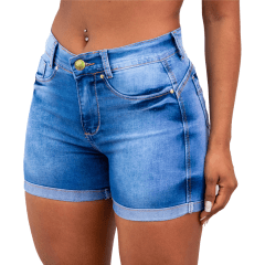 jeans short feminino